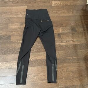 Adidas by Stella McCartney Black Leggings with Gray Details